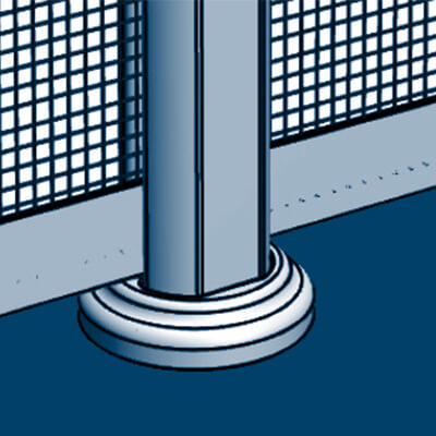 Block Dirt from Pool Fence Holes